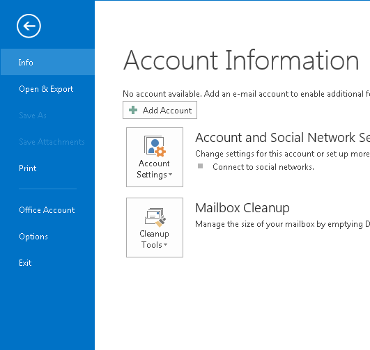 Windows: Outlook 2013 (IMAP)